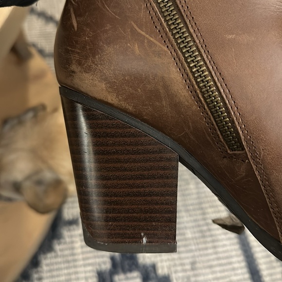 Leather Kenneth Cole reaction ankle boots - Picture 4 of 5